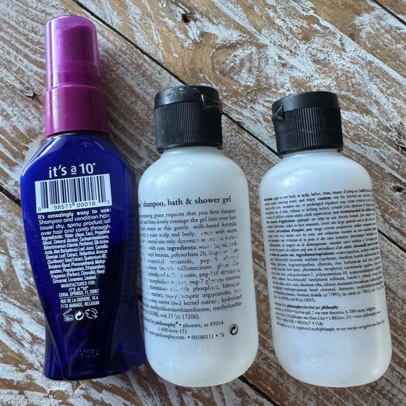 🧴3 Travel-Size Mini Bottles ~ Empty & Reusable - Picture 5 of 6